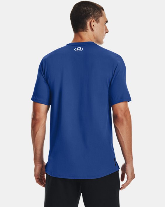 Men's UA RUSH™ Energy Short Sleeve, Blue, pdpMainDesktop image number 1
